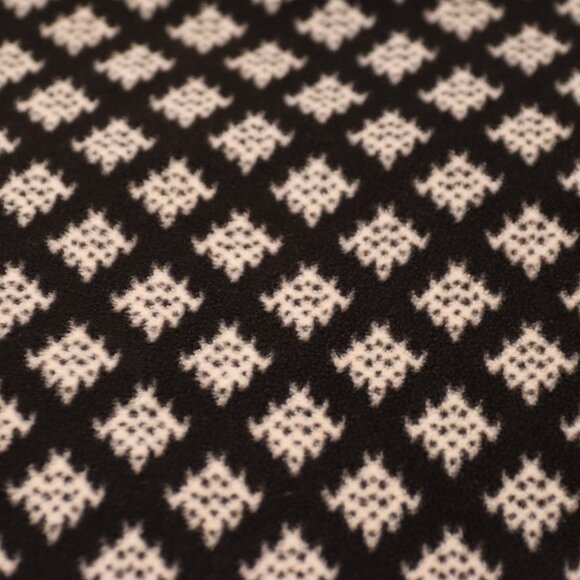 Land's End Black and White Lightweight Fleece Quarter Zip Medium Active Outdoors - Picture 7 of 14